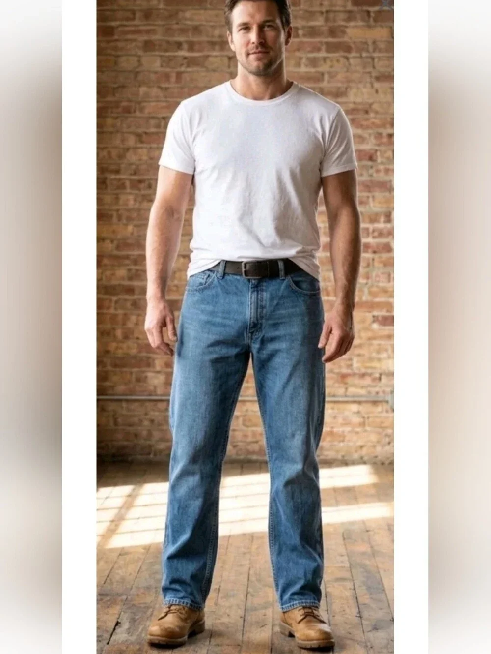 Vintage Y2k Original Arizona Relaxed Straight Jeans Baggy 36 X 29 100% Cotton